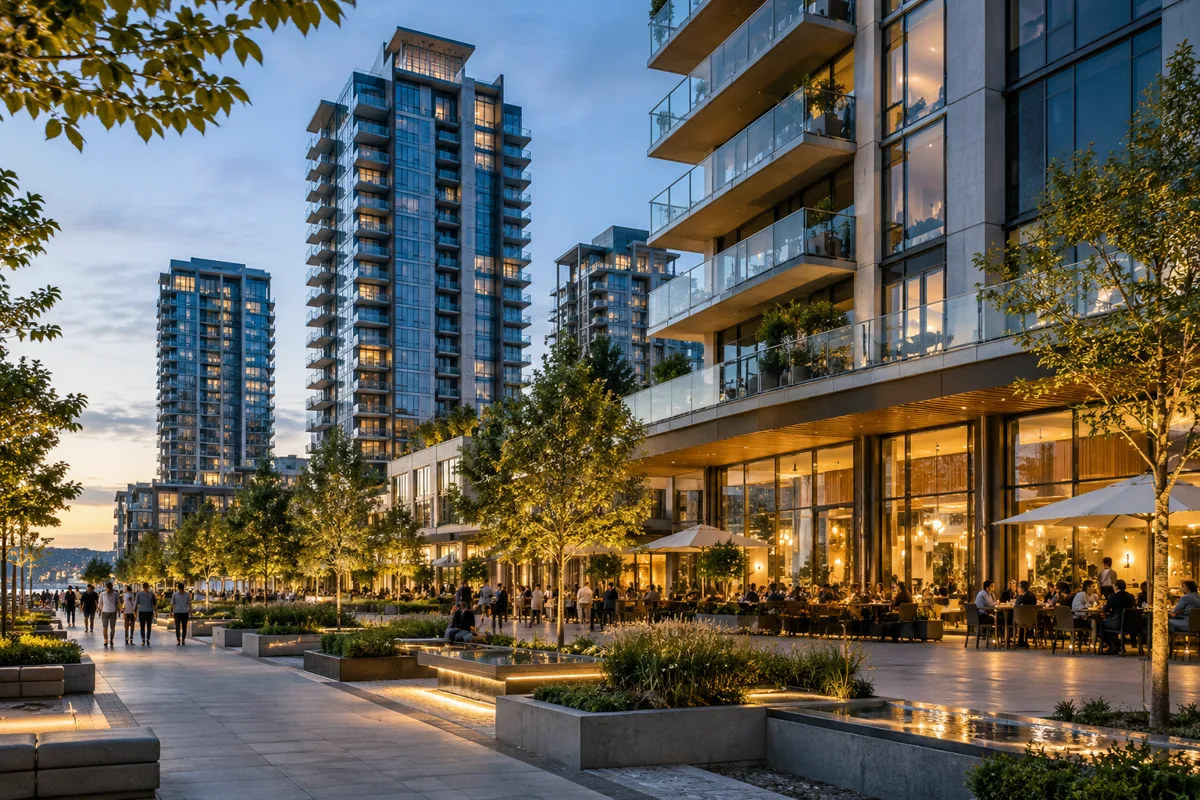Mixed-use residential high-rise buildings